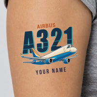 Thumbnail for Airbus A321P2F - Tattoo - Cartoon + Name