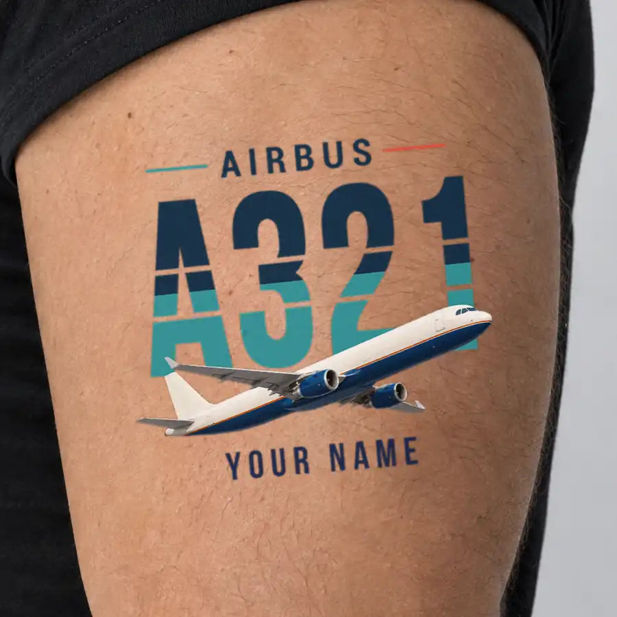 Airbus A321P2F - Tattoo - Original + Name - Man