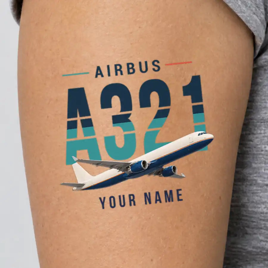 Airbus A321P2F - Tattoo - Original + Name