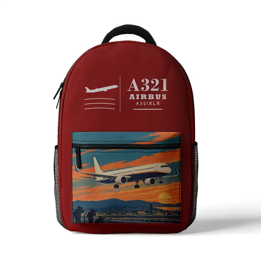 Airbus A321XLR - 3D Backpack - Red
