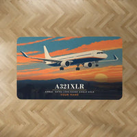 Thumbnail for Airbus A321XLR - 3D + Name - Rectangle Carpet - Full Print