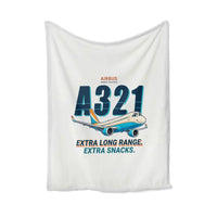 Thumbnail for Airbus A321XLR - Cartoon - Blanket - White