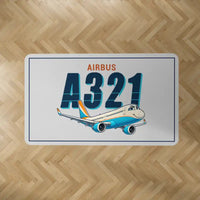 Thumbnail for Airbus A321XLR - Cartoon - Rectangle Carpet - Light Gray