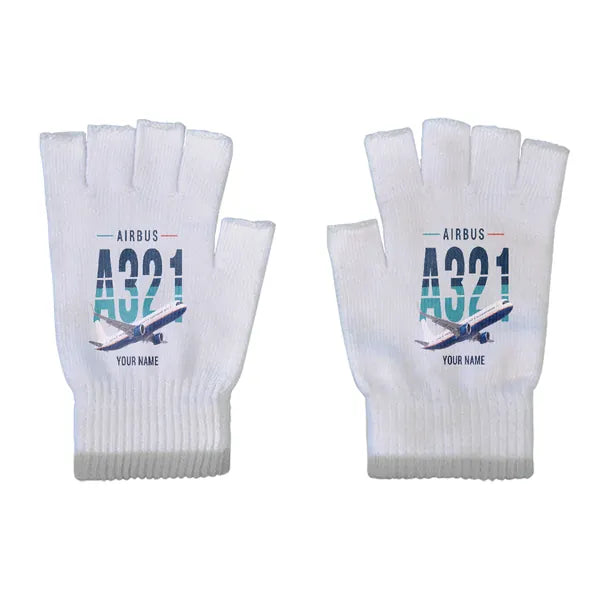Airbus A321XLR - Gloves - Cut - Original + Name - Light Gray