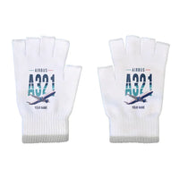 Thumbnail for Airbus A321XLR - Gloves - Cut - Original + Name - White