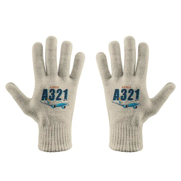 Airbus A321XLR - Gloves - Full - Cartoon - Beige