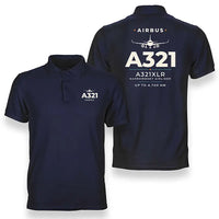 Thumbnail for Airbus A321XLR - Heritage - Double-Side Polo - Navy Blue