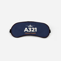 Thumbnail for Airbus A321XLR - Heritage + Name - Sleep Mask - Navy Blue