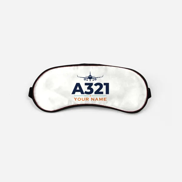 Airbus A321XLR - Heritage + Name - Sleep Mask - White