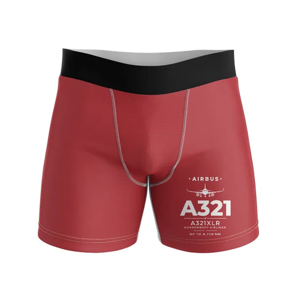 Airbus A321XLR - Men Boxers - Heritage - Red