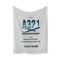 Thumbnail for Airbus A321XLR - Original + Name - Blanket - Light Gray