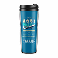 Thumbnail for Airbus A321XLR - Original + Name - Plastic (No Holder) - Light Blue