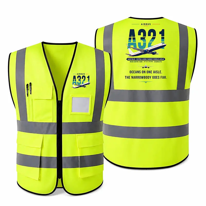 Airbus A321XLR - Original - Reflective Vest - Fluorescent Green