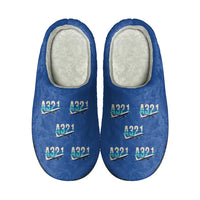 Thumbnail for Airbus A321XLR - Slippers - Cotton - Original Pattern - Blue