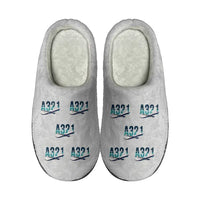 Thumbnail for Airbus A321XLR - Slippers - Cotton - Original Pattern - Light Gray