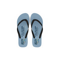 Thumbnail for Airbus A321XLR - Slippers - Flip Flops - Cartoon - Light Blue