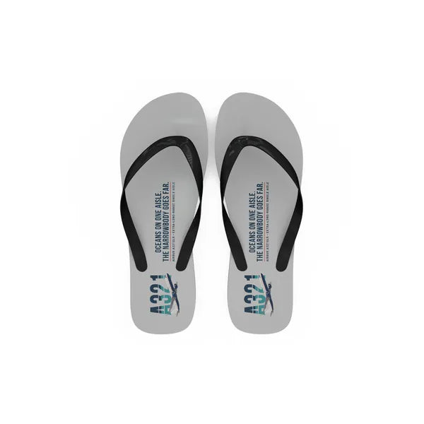 Airbus A321XLR - Slippers - Flip Flops - Original - Light Gray