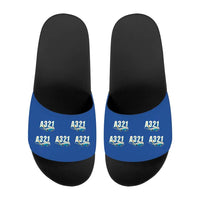 Thumbnail for Airbus A321XLR - Slippers - Sport - Cartoon Pattern - Blue