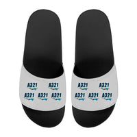 Thumbnail for Airbus A321XLR - Slippers - Sport - Cartoon Pattern - Light Gray