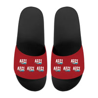 Thumbnail for Airbus A321XLR - Slippers - Sport - Cartoon Pattern - Red