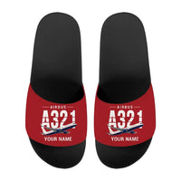 Thumbnail for Airbus A321XLR - Slippers - Sport - Original + Name - Red