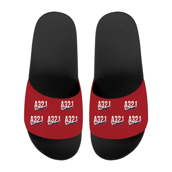 Airbus A321XLR - Slippers - Sport - Original Pattern - Red