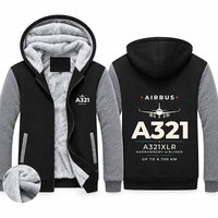 Thumbnail for Airbus A321XLR Zipped Sweatshirts - Heritage - Black & Gray