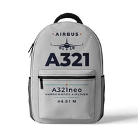 Thumbnail for Airbus A321neo - 3D Backpack - Heritage - White