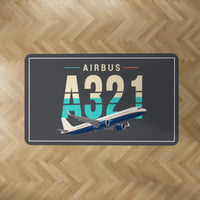 Thumbnail for Airbus A321neo - Original - Rectangle Carpet - Dark Gray