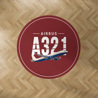 Thumbnail for Airbus A321neo - Original - Round Carpet - Dark Red