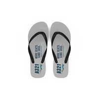 Thumbnail for Airbus A321neo - Slippers - Flip Flops - Cartoon - Light Gray