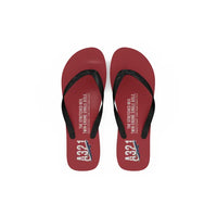 Thumbnail for Airbus A321neo - Slippers - Flip Flops - Original - Red
