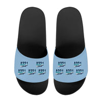 Thumbnail for Airbus A321neo - Slippers - Sport - Original Pattern - Light Blue