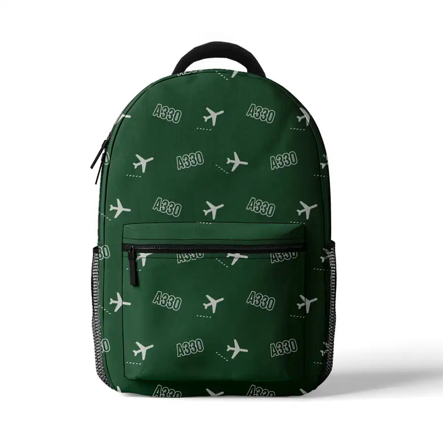 Airbus A330-200 - 3D Backpack - 3D Pattern - Green
