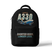 Thumbnail for Airbus A330-200 - 3D Backpack - Cartoon - Black