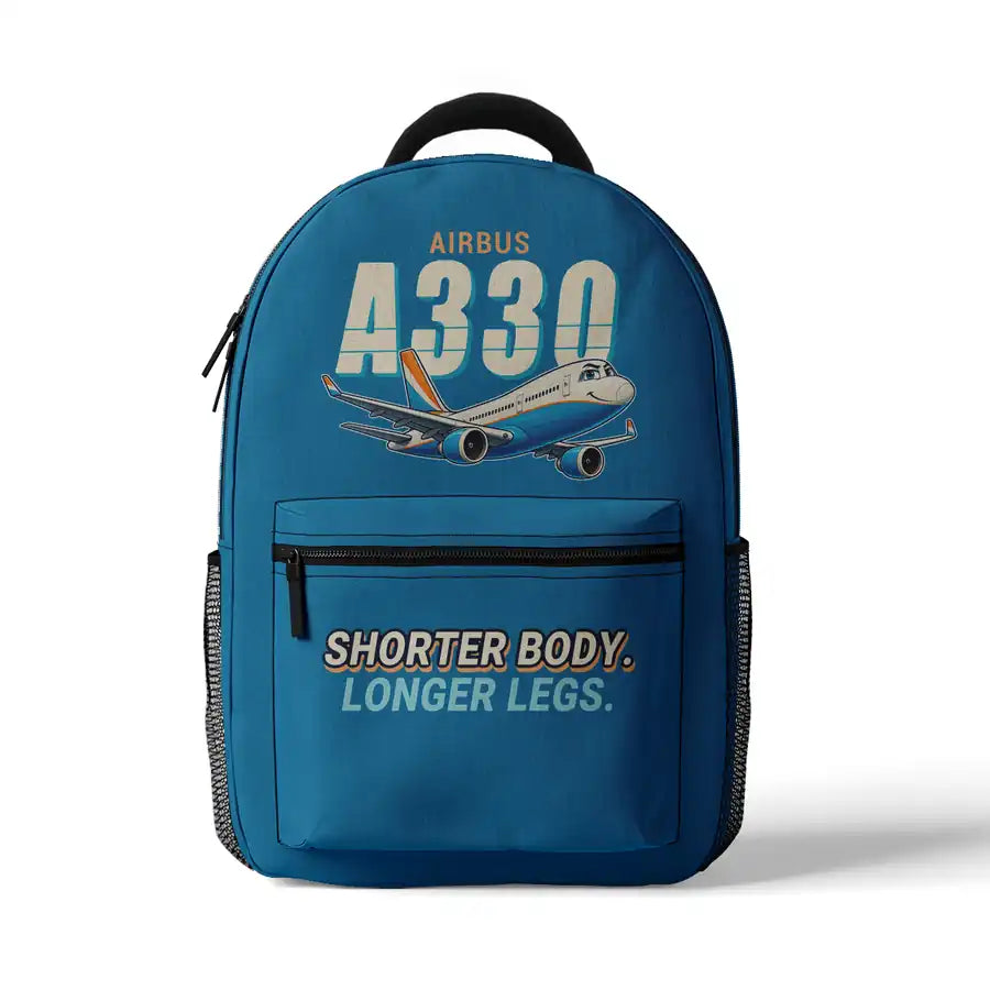 Airbus A330-200 - 3D Backpack - Cartoon - Light Blue