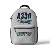 Thumbnail for Airbus A330-200 - 3D Backpack - Cartoon - White