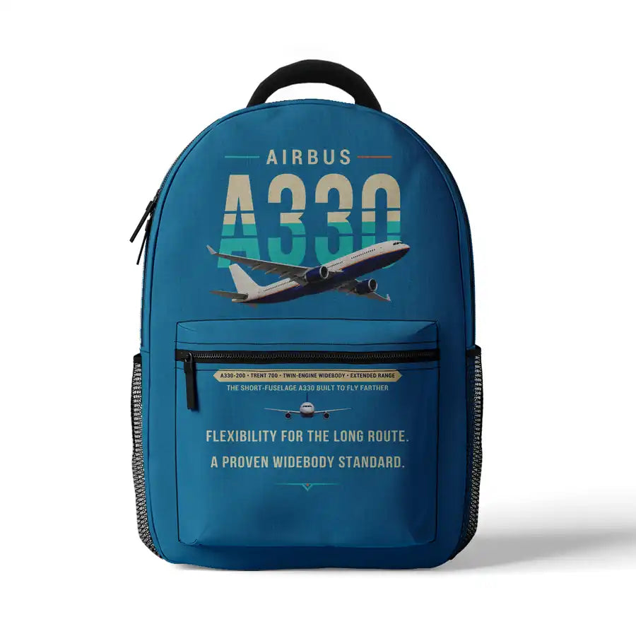 Airbus A330-200 - 3D Backpack - Original - Light Blue