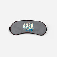 Thumbnail for Airbus A330-200 - Cartoon - Sleep Mask - Gray