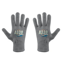 Thumbnail for Airbus A330-200 - Gloves - Full - Cartoon - Gray