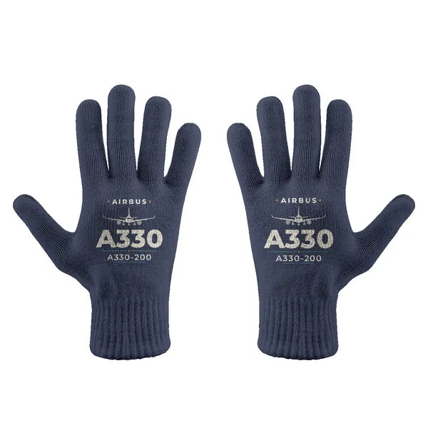 Airbus A330-200 - Gloves - Full - Heritage - Navy Blue
