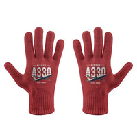 Thumbnail for Airbus A330-200 - Gloves - Full - Original + Name - Red