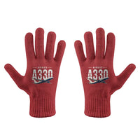 Thumbnail for Airbus A330-200 - Gloves - Full - Original - Red