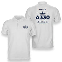 Thumbnail for Airbus A330-200 - Heritage - Double-Side Polo - White