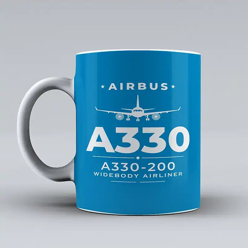 Airbus A330-200 - Heritage - Mug - Turquoise
