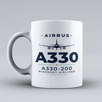 Thumbnail for Airbus A330-200 - Heritage - Mug - White