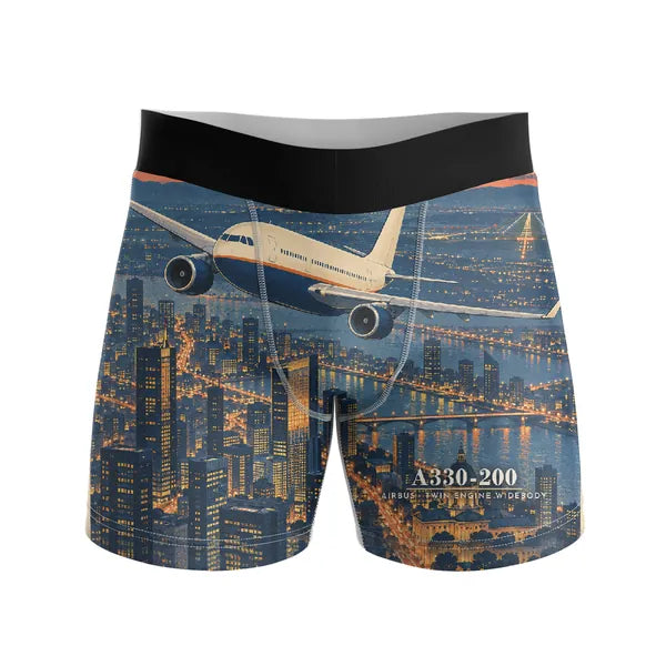 Airbus A330-200 - Men Boxers - 3D - Full Print