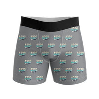 Thumbnail for Airbus A330-200 - Men Boxers - Original Pattern - Gray