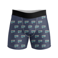 Thumbnail for Airbus A330-200 - Men Boxers - Original Pattern - Navy Blue