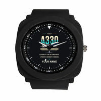 Thumbnail for Airbus A330-200 - Original + Name - Rubber Strap - Black